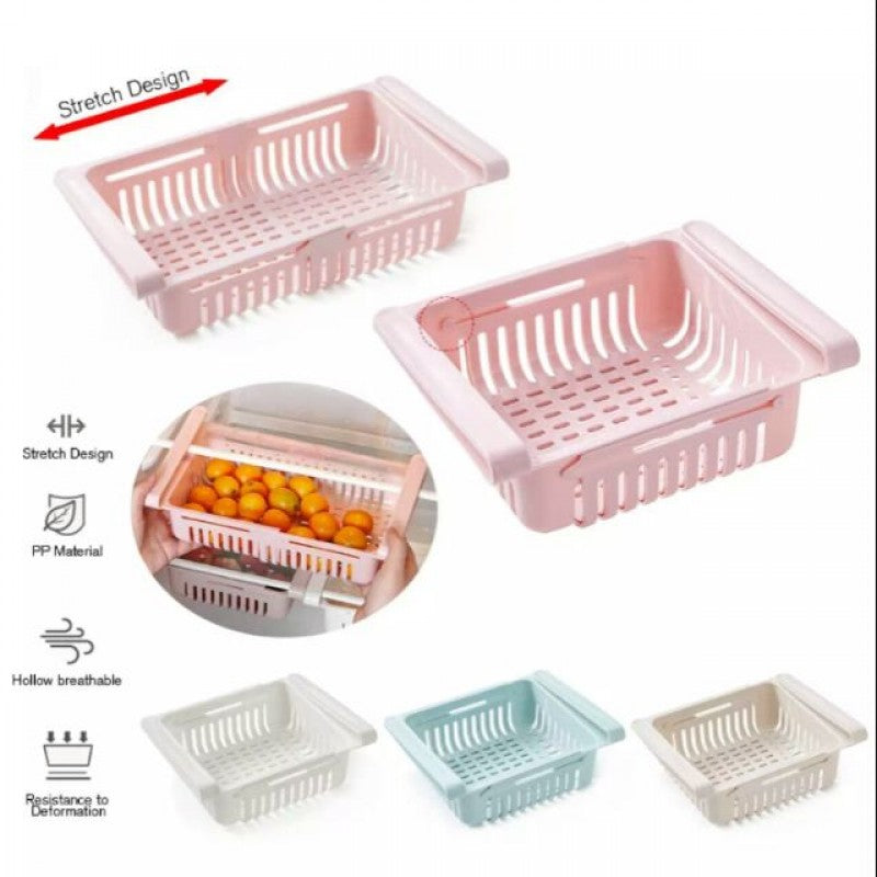 FRIDGE STORAGE BASKETS ( TWO PCS )