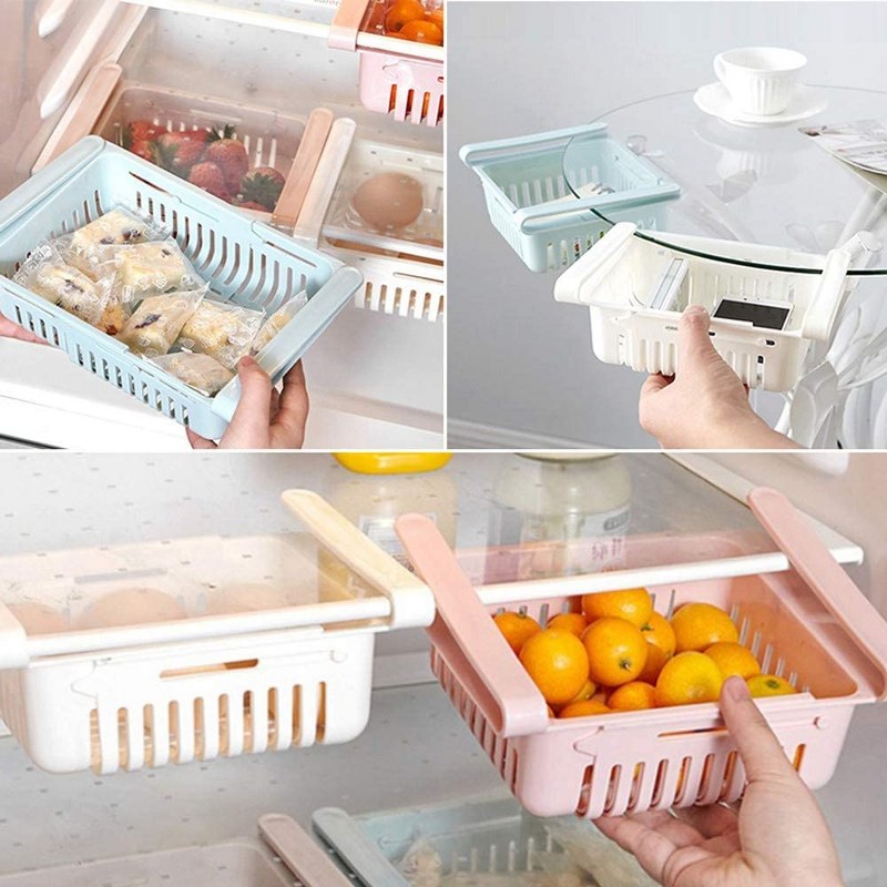 FRIDGE STORAGE BASKETS ( TWO PCS )