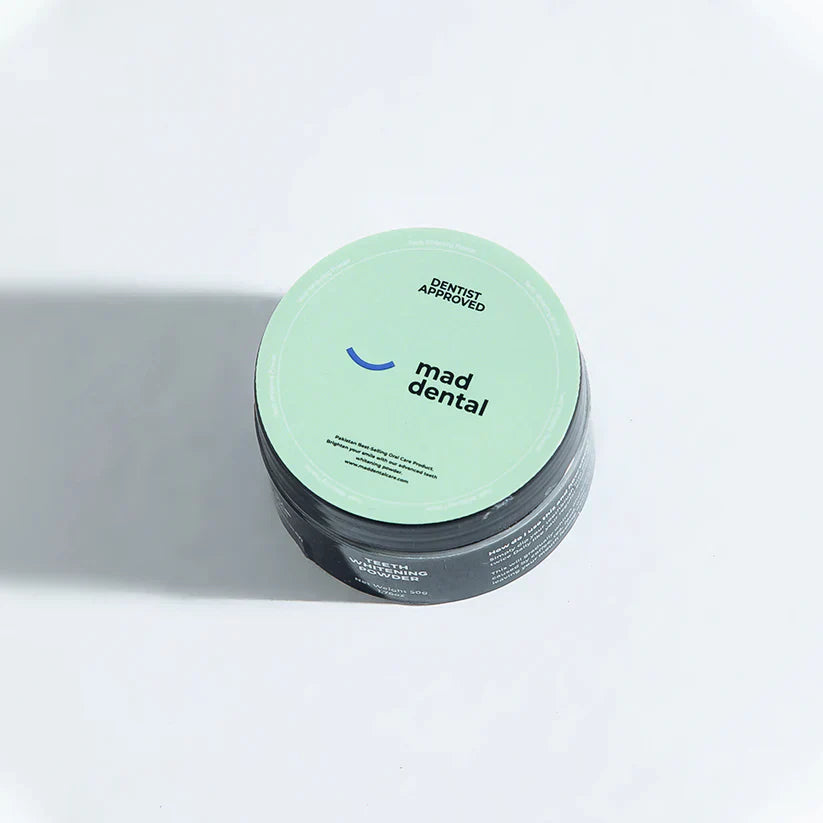 WHITE DENTAL TEETH POWDER