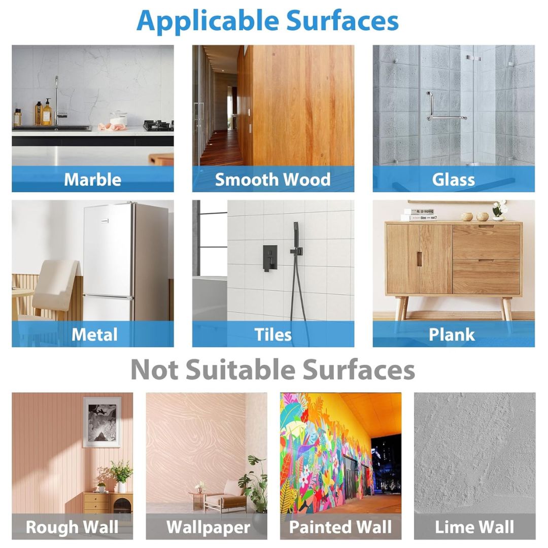 Self Adhesive Hooks 6 hooks layers (Pack of 2)
