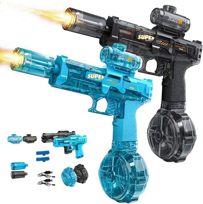 POWERFULL ELECTRIC WATER GUN WITH LIGHTUP