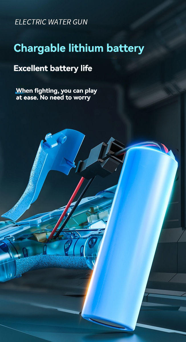 POWERFULL ELECTRIC WATER GUN WITH LIGHTUP