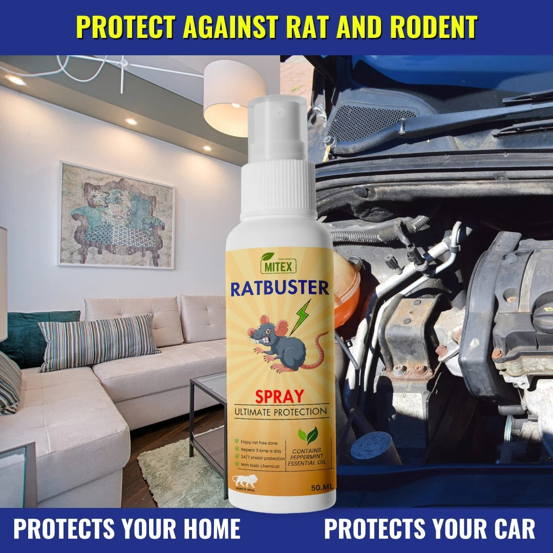 Ratbuster Spray Prevents Rat Attacks Pack of 3