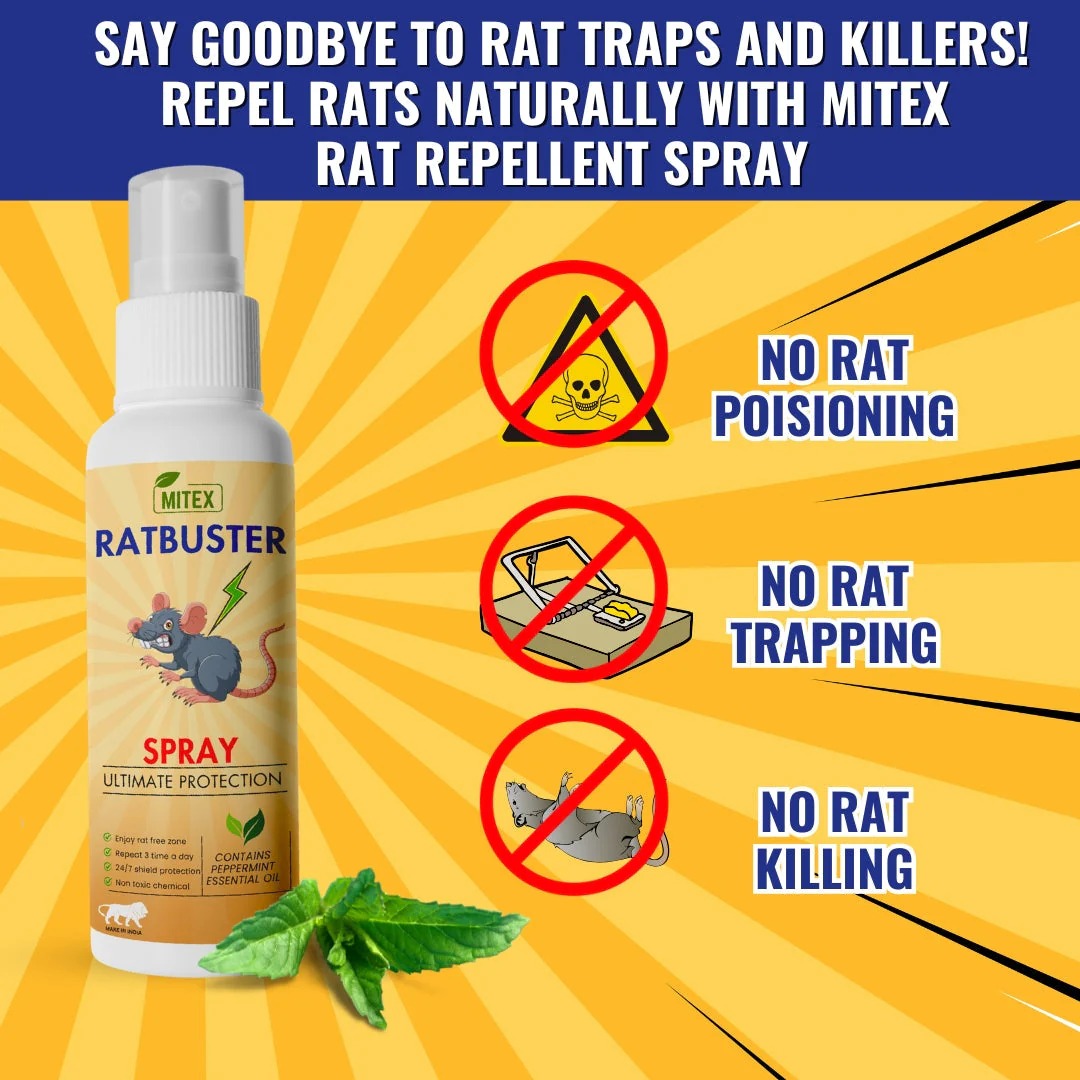 Ratbuster Spray Prevents Rat Attacks Pack of 3
