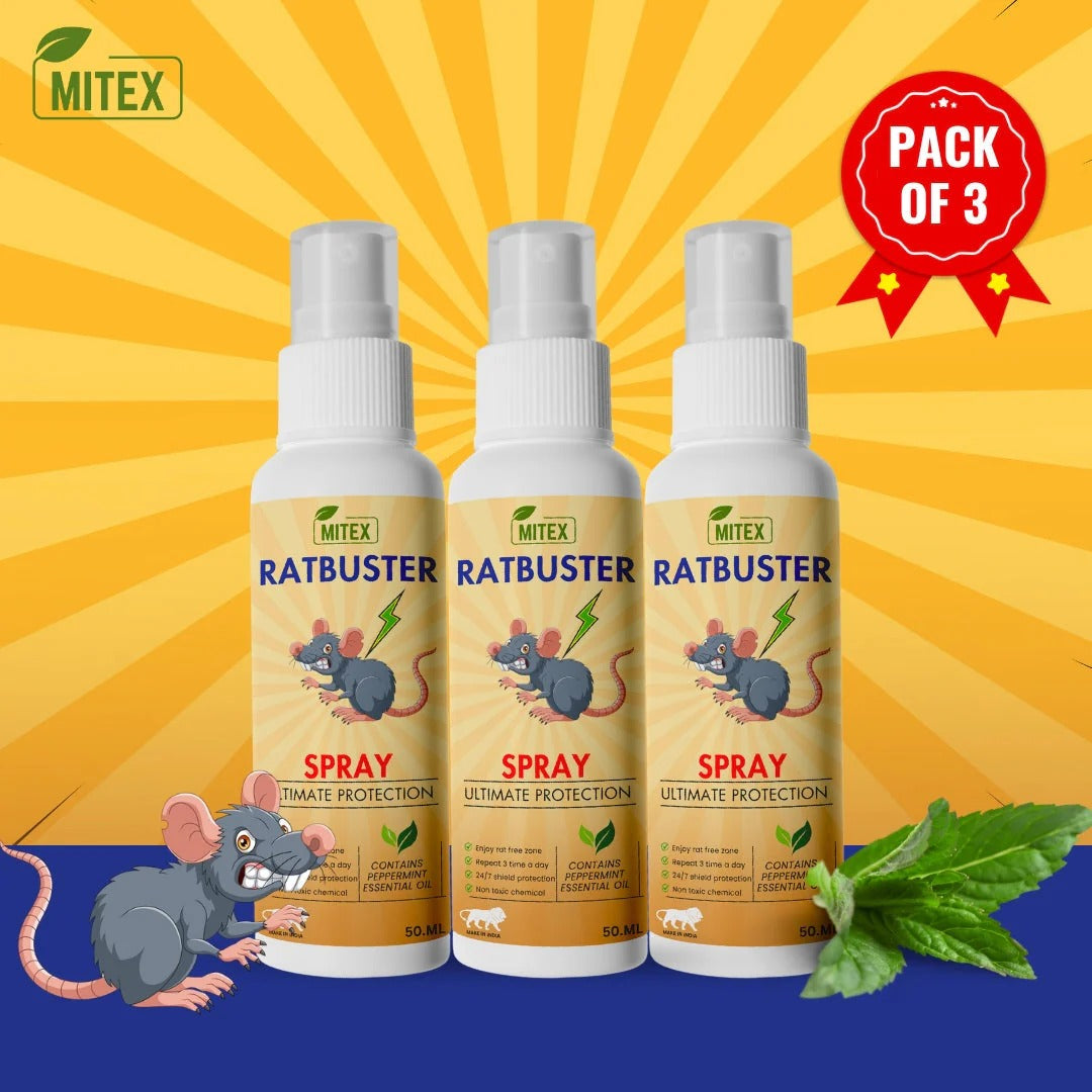 Ratbuster Spray Prevents Rat Attacks Pack of 3