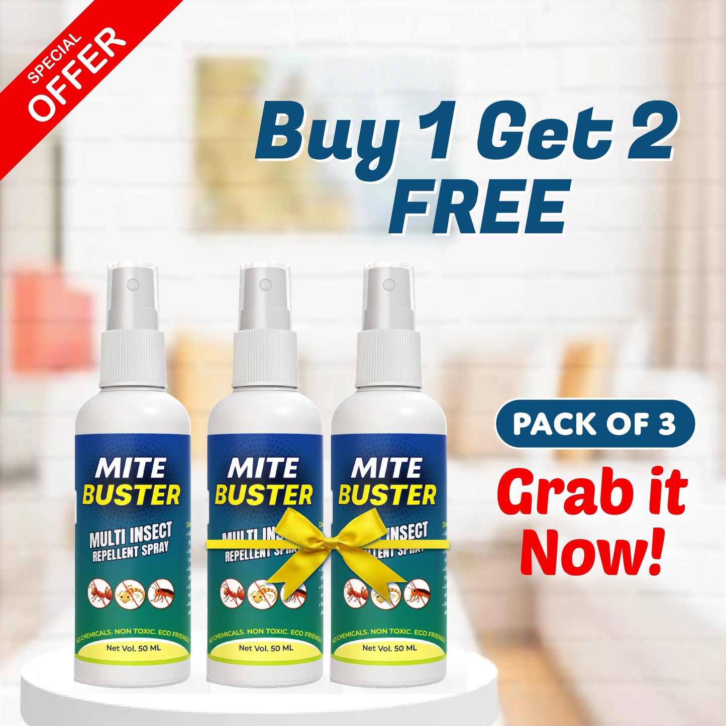 Ratbuster Spray Prevents Rat Attacks Pack of 3