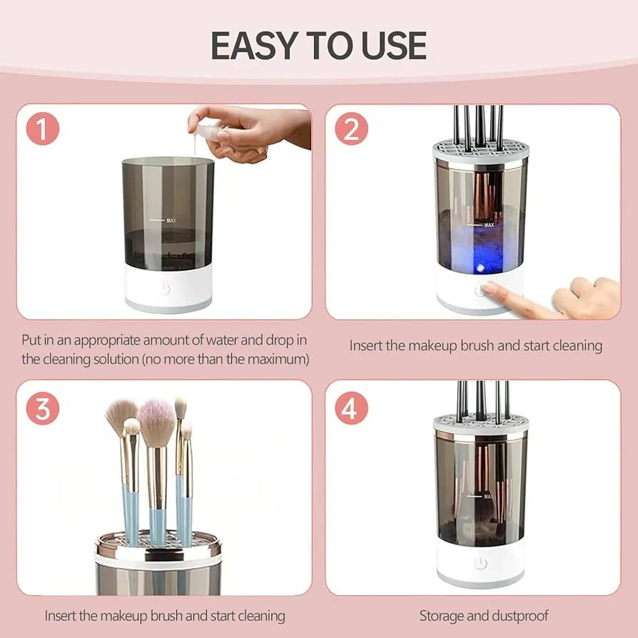 Electric Makeup Brushes Cleaner - Automatic USB Operated