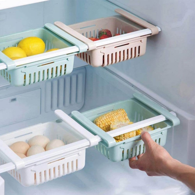FRIDGE STORAGE BASKETS ( TWO PCS )