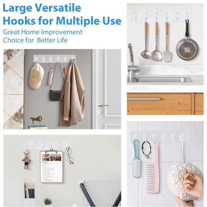 Self Adhesive Hooks 6 hooks layers (Pack of 2)