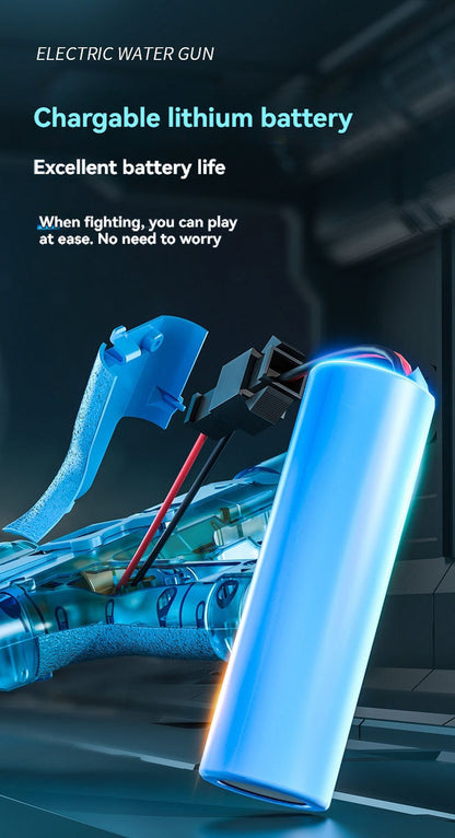 POWERFULL ELECTRIC WATER GUN WITH LIGHTUP