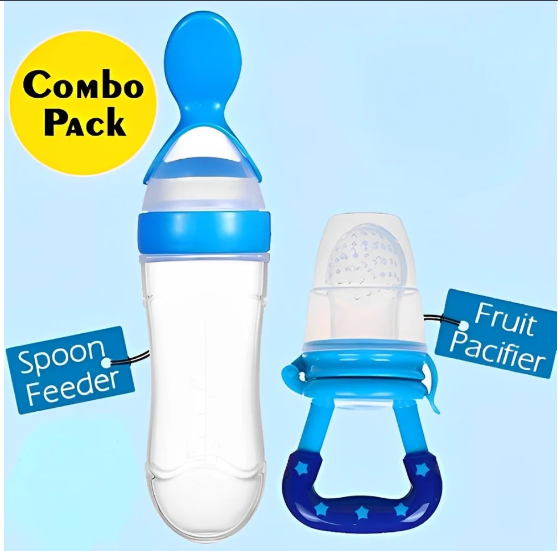 Dynamic Dropps® Baby Spoon Feeder | With Fruit Pacifier