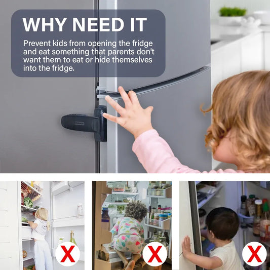 Child Safety Fridge Lock , Baby Safety Refrigerator