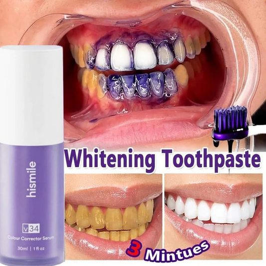 Teeth Color Corrector Purple Teeth Whitening Toothpaste