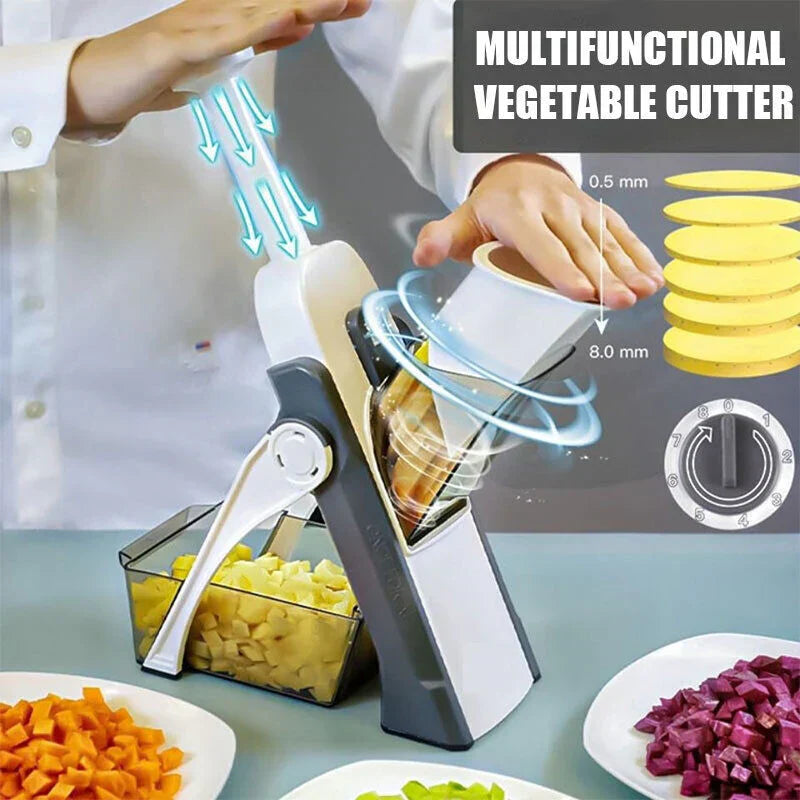 Dynamic Dropps® Mandoline Slicer | Vegetable Cutter & Slicer